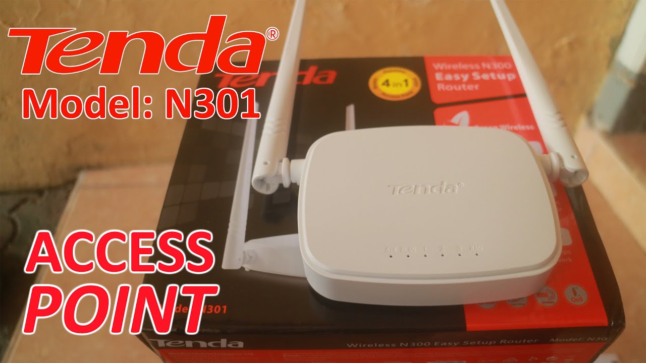Setting TENDA N301 Sebagai Access Point - Setting Router Tenda N301 Sebagai Akses Poin