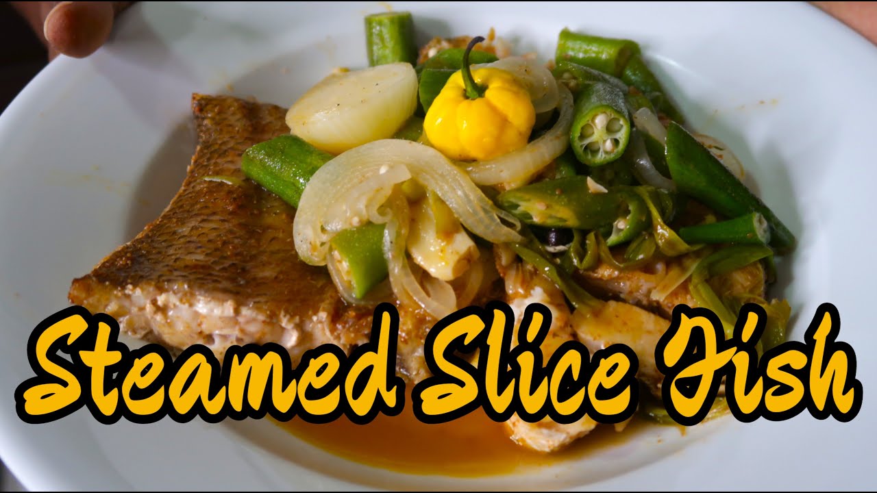 Steamed Slice Fish with Okra