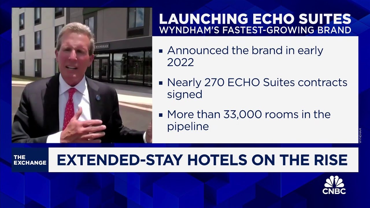 Extended stay hotel demand is booming due to infrastructure bill, says Wyndham CEO Geoff Ballotti