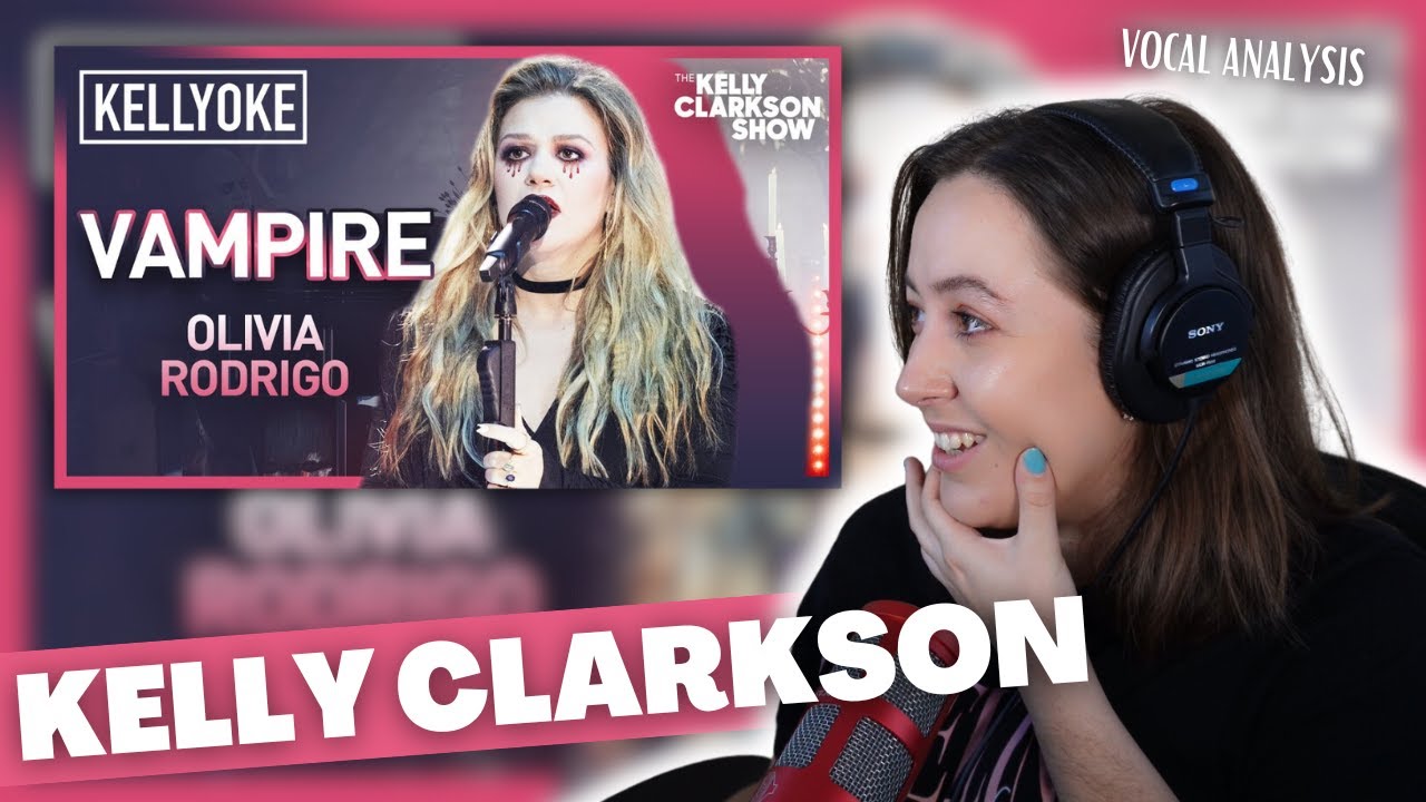 KELLY CLARKSON 'vampire' (Olivia Rodrigo) | Vocal Coach Reaction (& Analysis) | Jennifer Glatzhofer