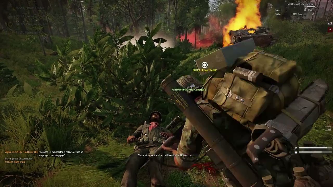 ARMA 3 SOG Prairie Fire: ARVN Operation 2024.07.21 [part 2] - Encounter enemy AAs and Tanks