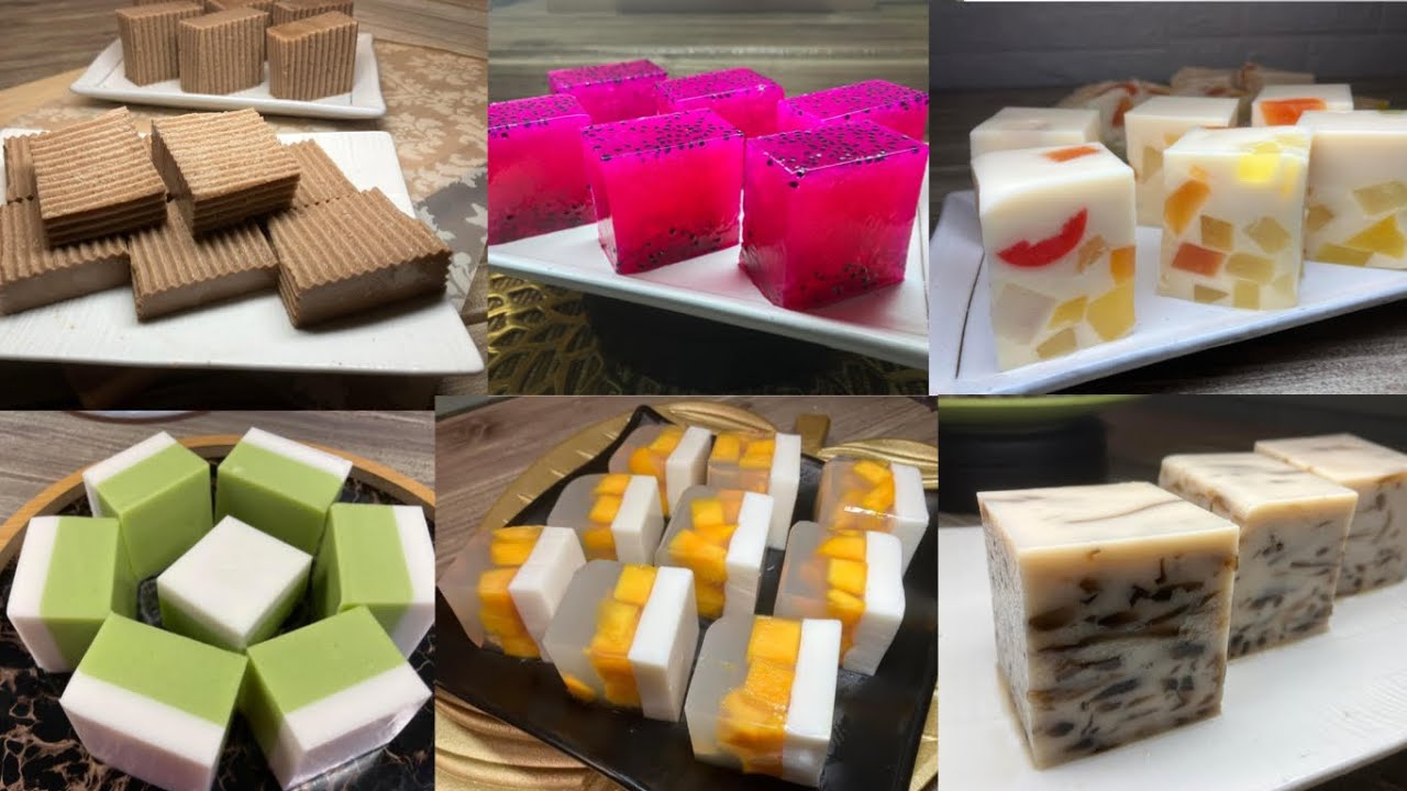 6 Easy Agar Agar Recipes | 六款简易版燕菜食谱| 一上桌就被吃光光的美味甜品食谱