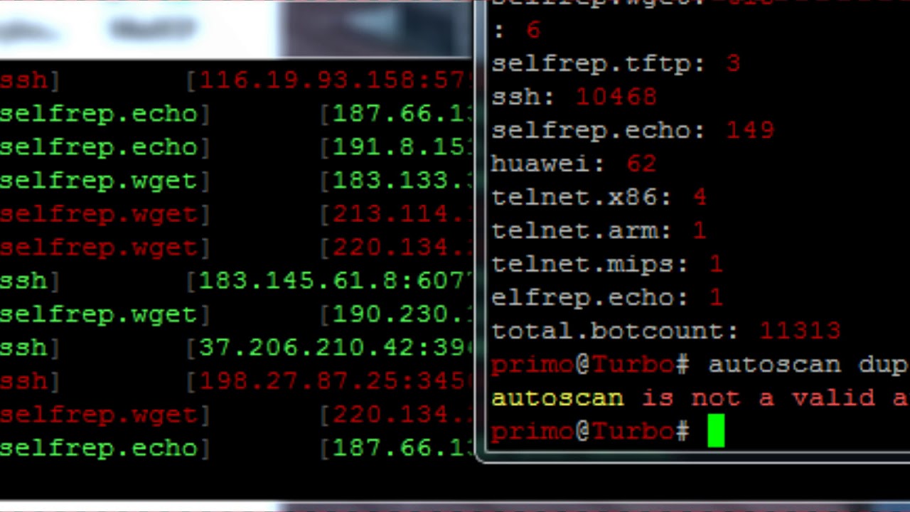 Mirai botnet - dup shit and huawei autoscan [OLDER PUB SHIT]