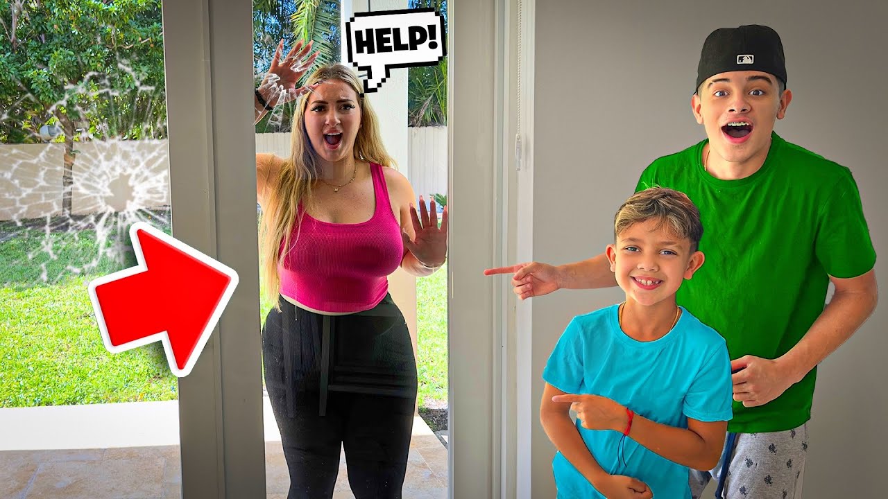 LOCKING HER OUT THE HOUSE!!! PRANK