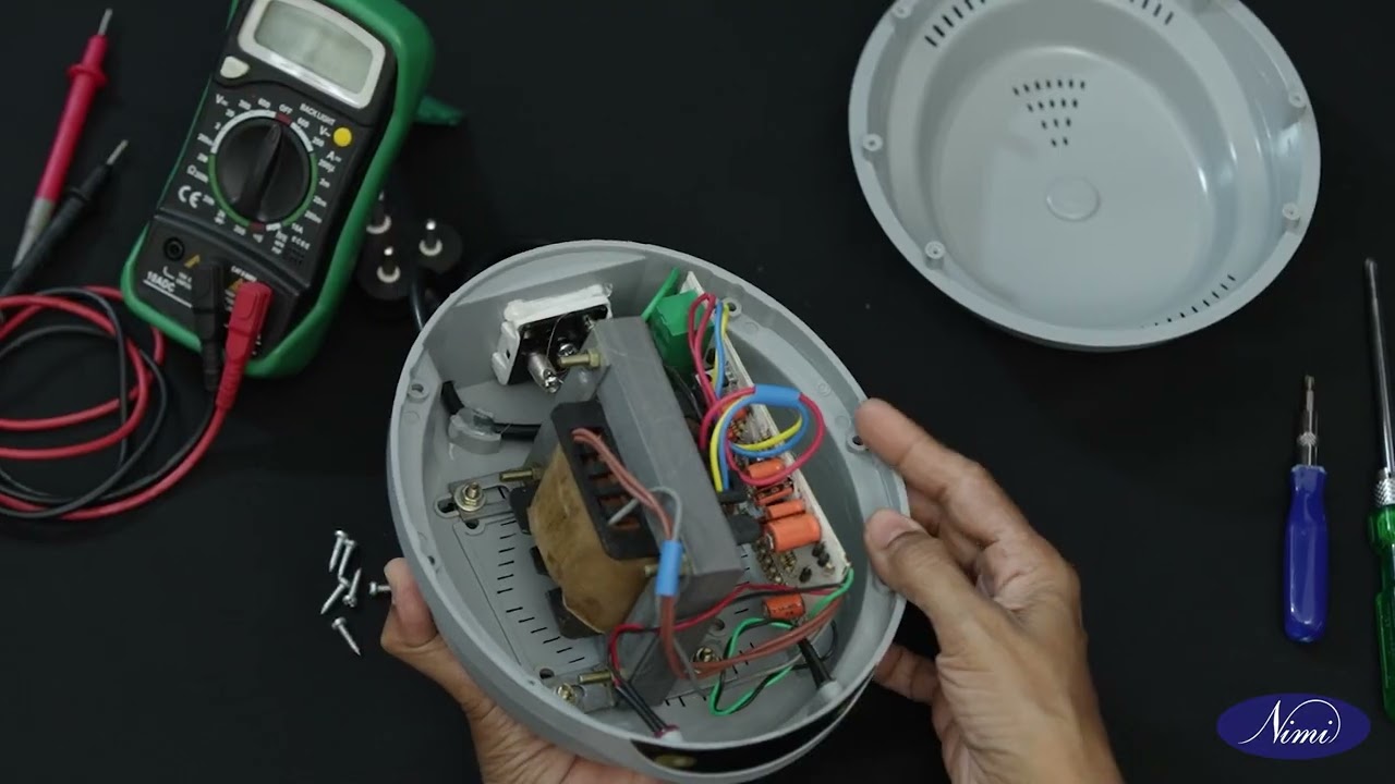 Dismantle the Voltage stabilizer and find its Major Components | NIMI | DIGITAL | ENGLISH |