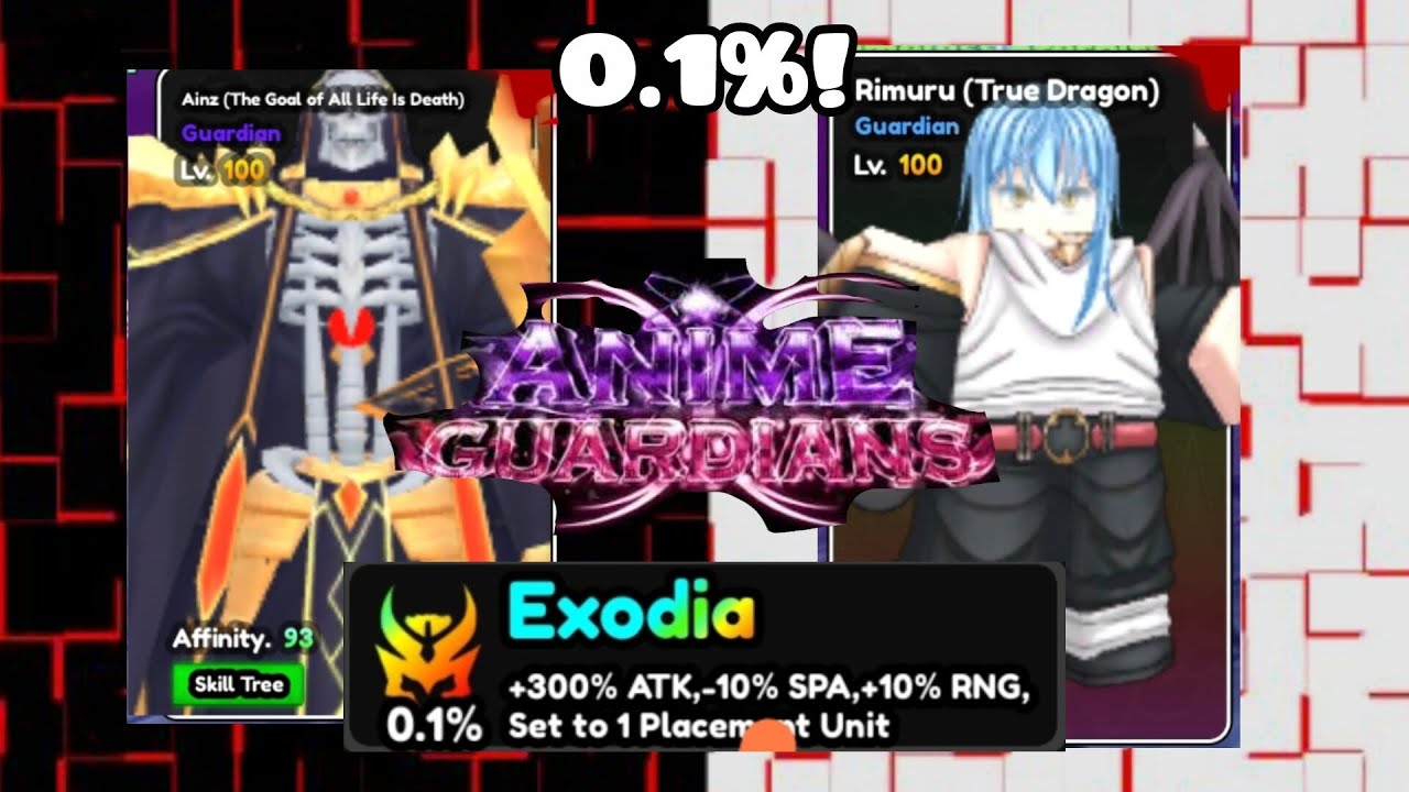 Getting the 0.1% Rimuru and Ainz in anime guardians!