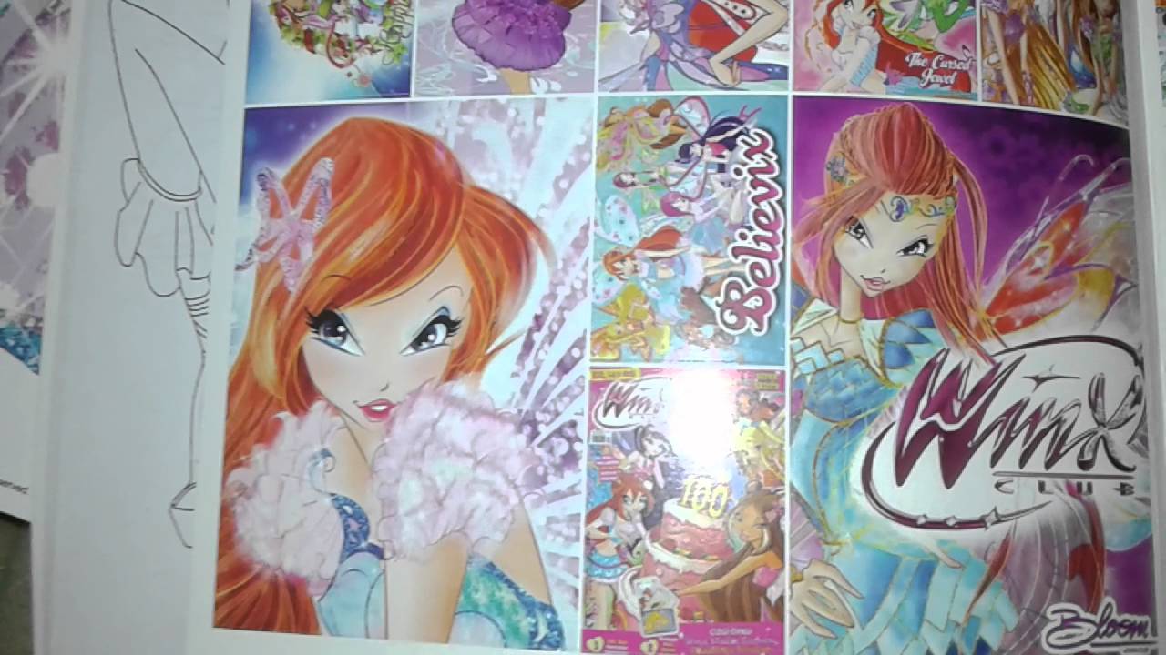 Winx club boyama kitabı ve bloom sirenix kanatları tanıtımı