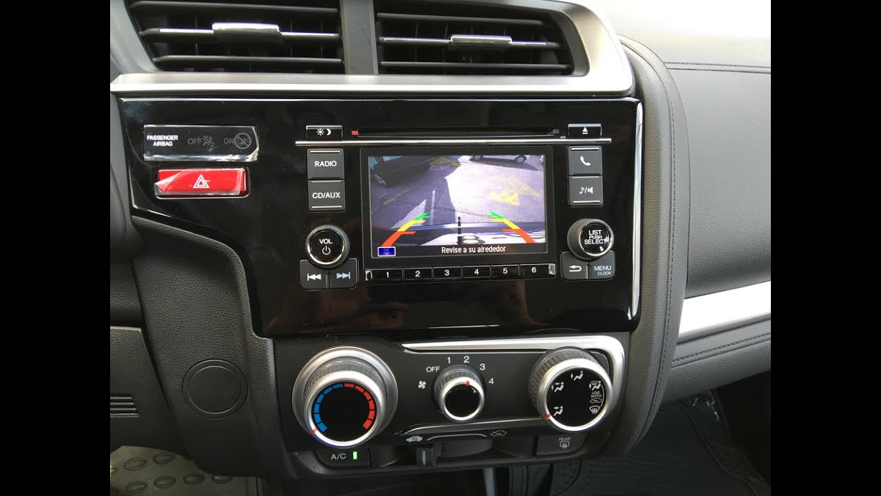Instalacion de camara reversa para Honda Fit años 2015 2016 2017
