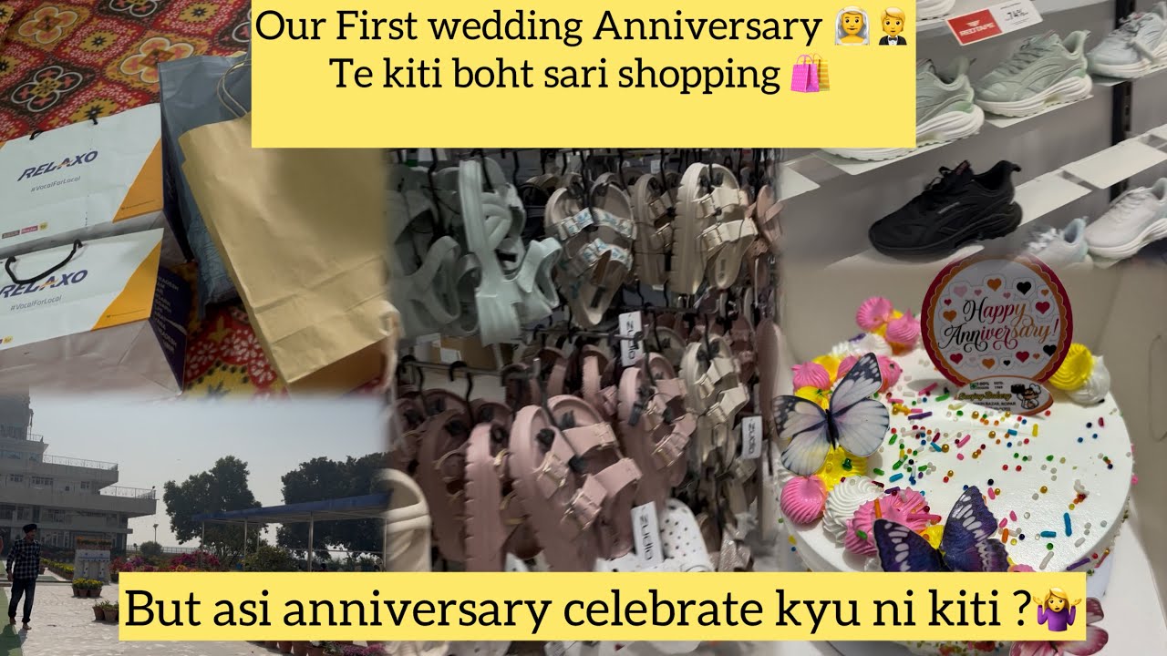 Our First Wedding Anniversary 🤵👰‍♂️! Te kiti shopping 🛍️ But  Anniversary kyu ni celebrate kiti ? 