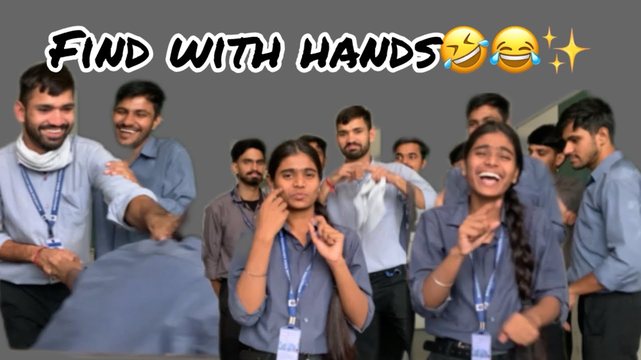 Find person by face with hands 🤣😅✨😂