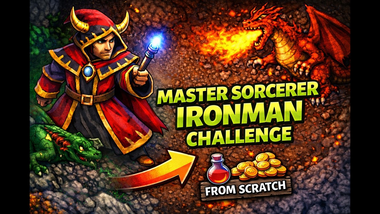 Мастер-чародей в режиме Ironman, эпизод 1 | От нуля до 102 уровня на Pixellor OTS