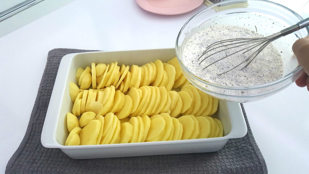 Et Yemeklerin yanina cok yakisacak Kremalı patates tarifi/ Hatice Mazi ile Yemek Tarifleri