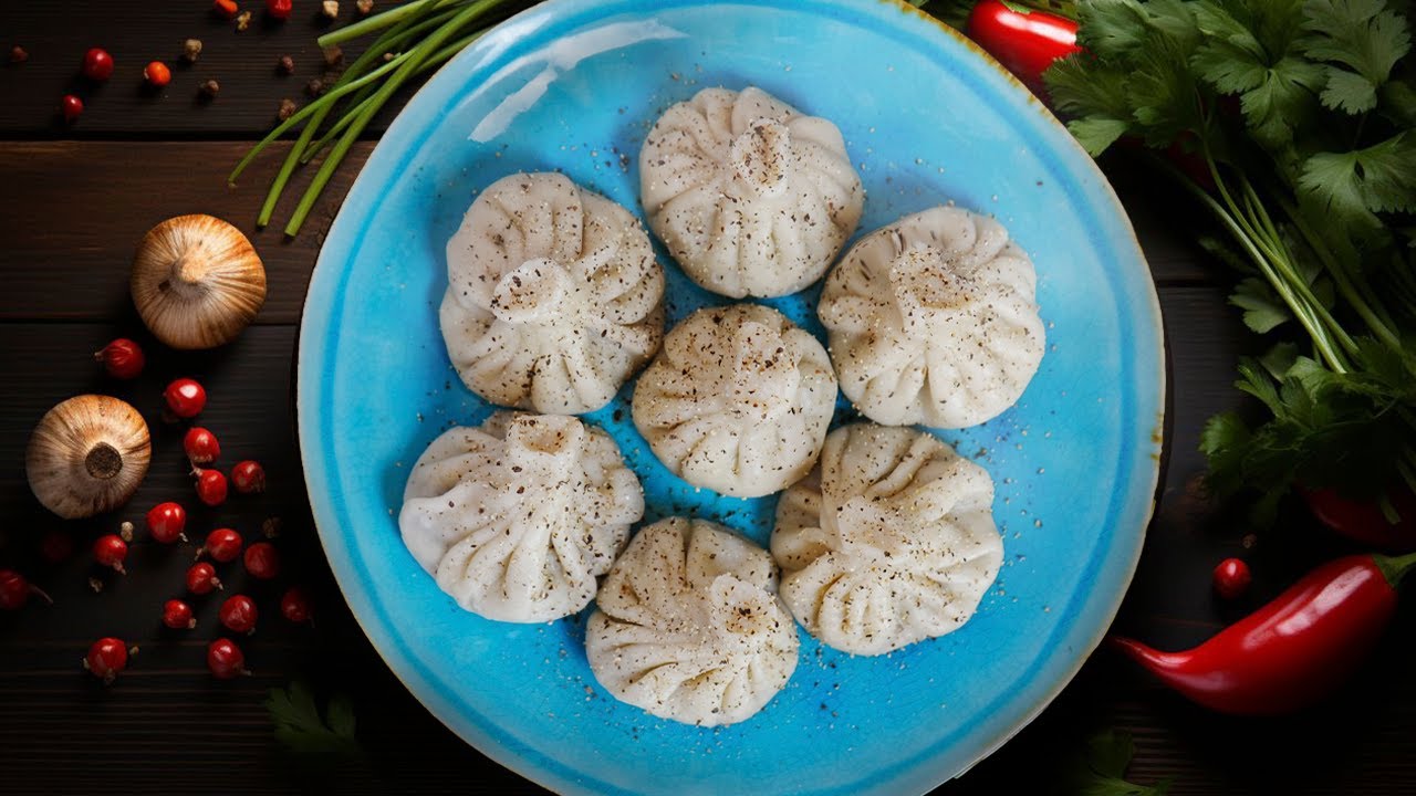 Великолепные хинкали с грибами!