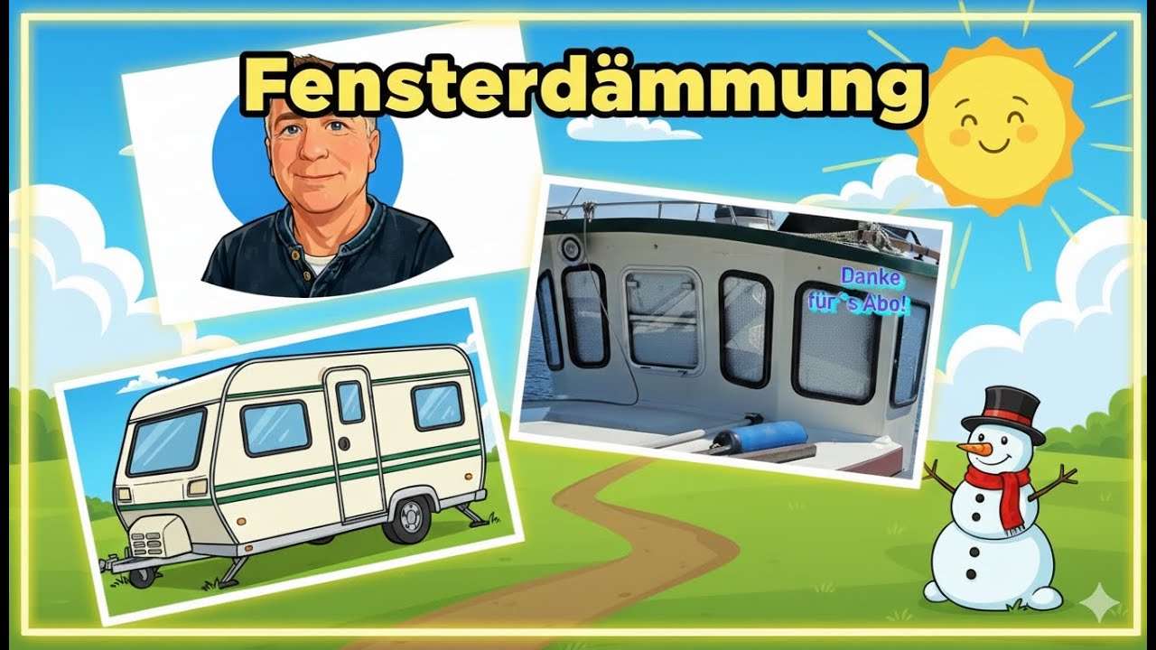 DIY Fensterdämmung für Womo, Boot und Caravan