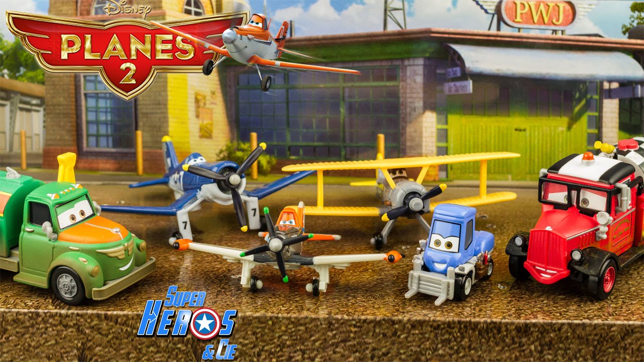 Disney Planes Coffret de 6 personnages Le Retour de Dusty Die Cast  Jouet Toy Unboxing Kids