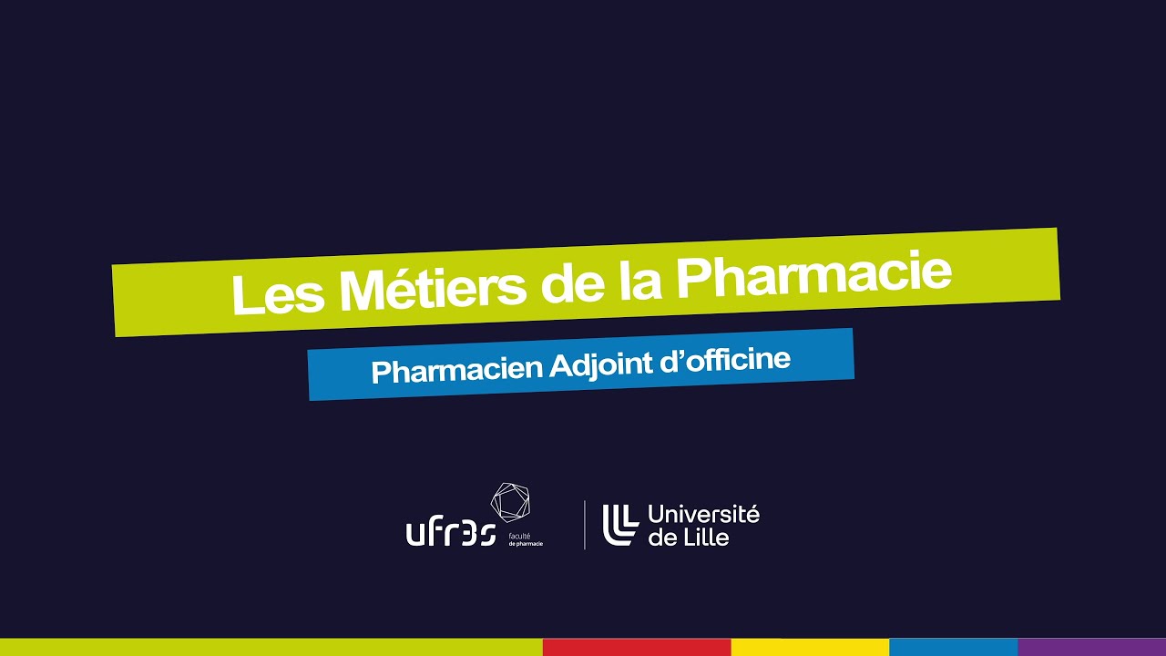 Pharmacie  - Métier Pharmacien Adjoint d'officine (version longue)