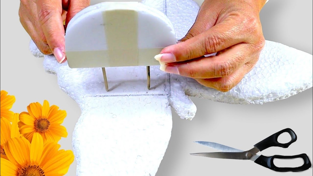 IDEA GENIAL con ESPUMA DE PLASTICO (POLIESTIRENO) para regalar o vender en esta PRIMAVERA 2024