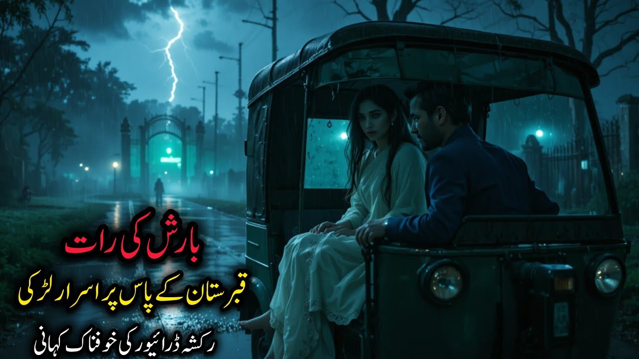 "Rainy Night Ghost Encounter | True Scary Incident_Rickshaw Driver’s Most Terrifying Night"