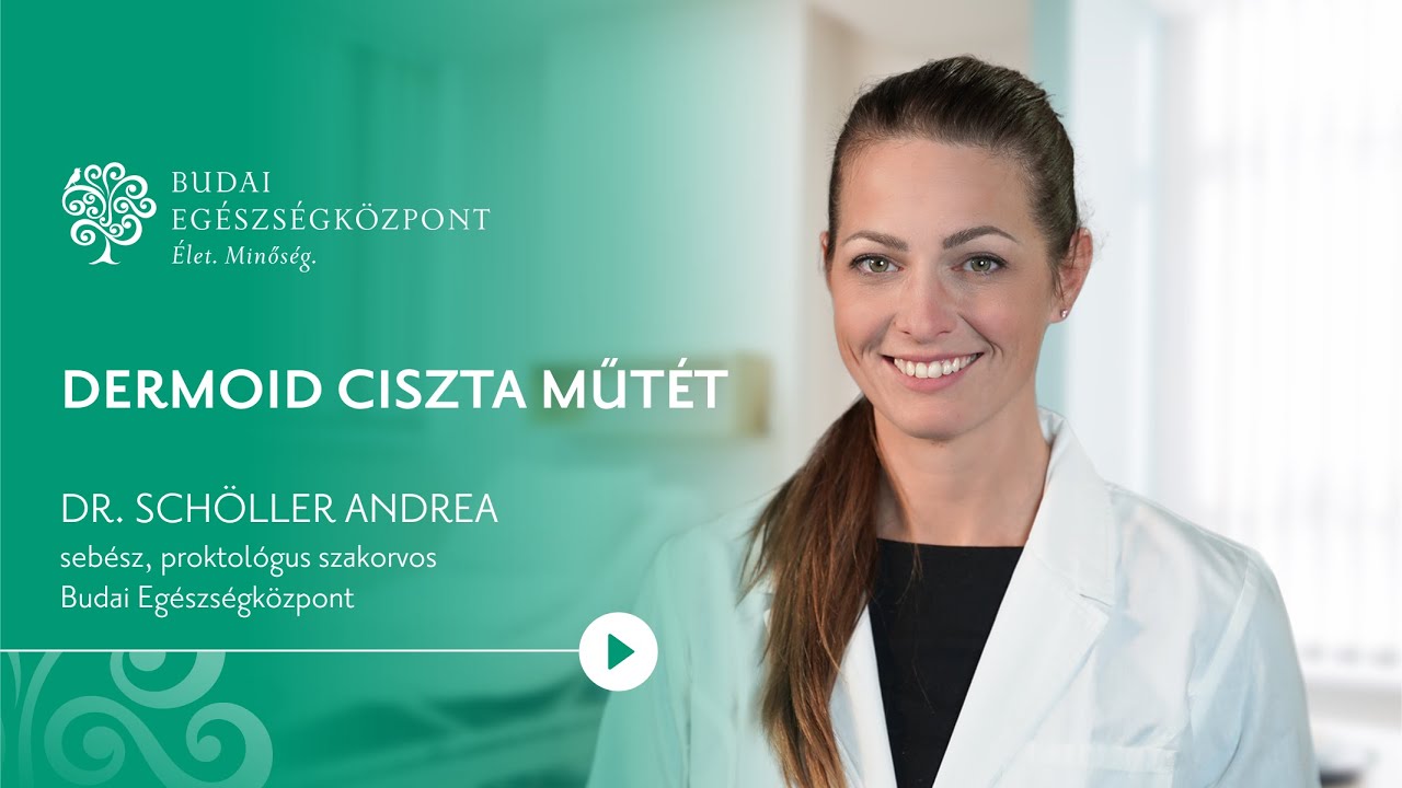 Dermoid ciszta műt&eacute;t