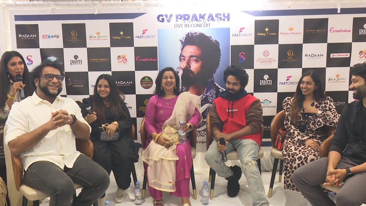 GV Prakash Press meet @ Arya Bhavan Wembley
