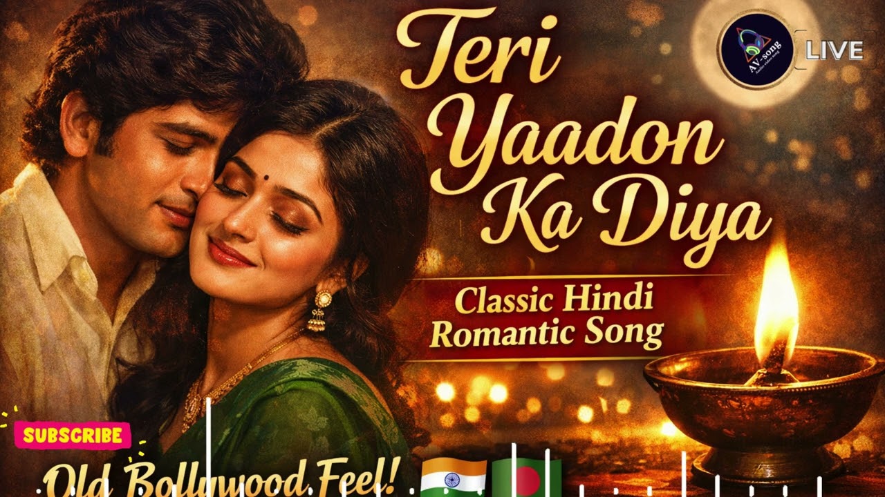 “Teri Yaadon Ka Diya 🔥 | Classic Hindi Romantic Song | Old Bollywood Feel