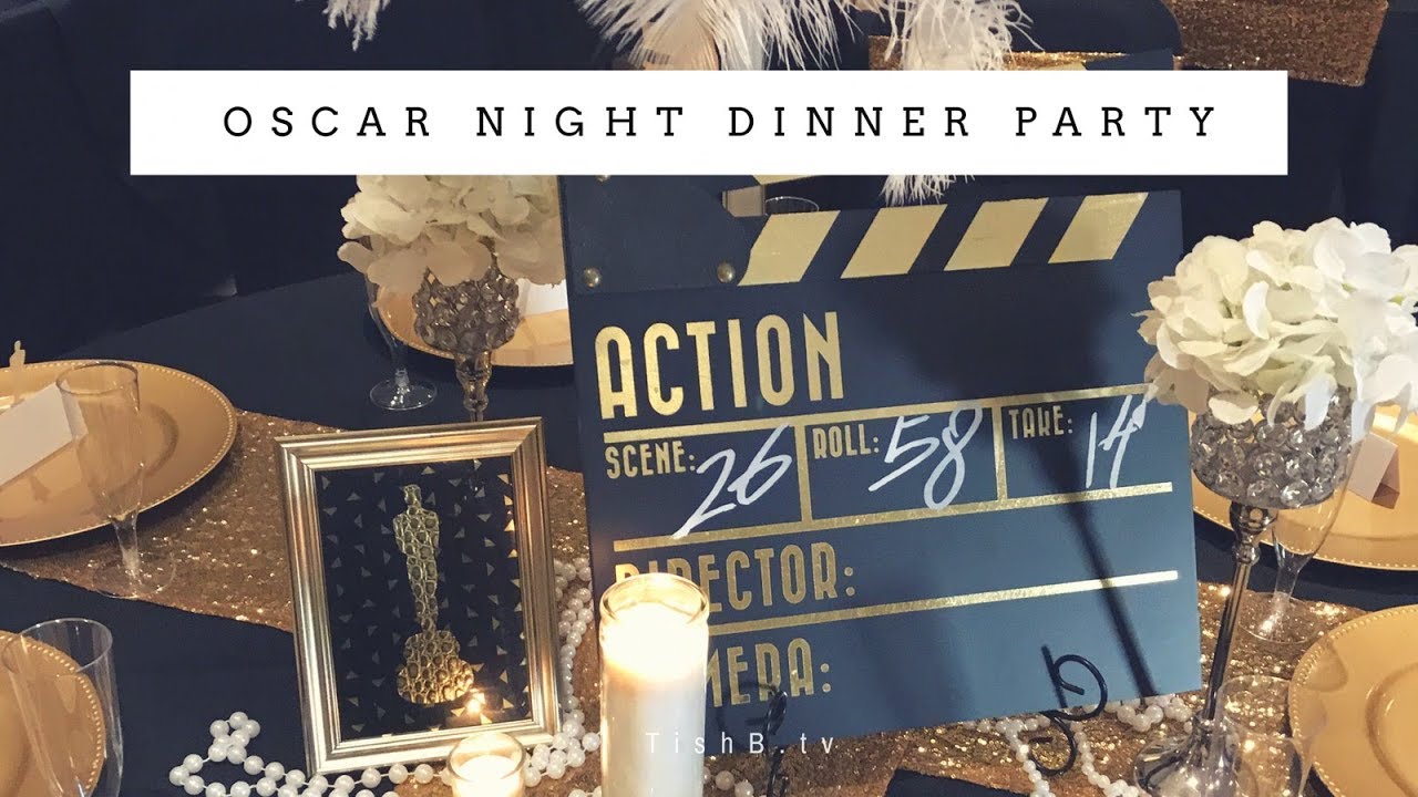Oscar Night Dinner Party Ideas | Hollywood Glam