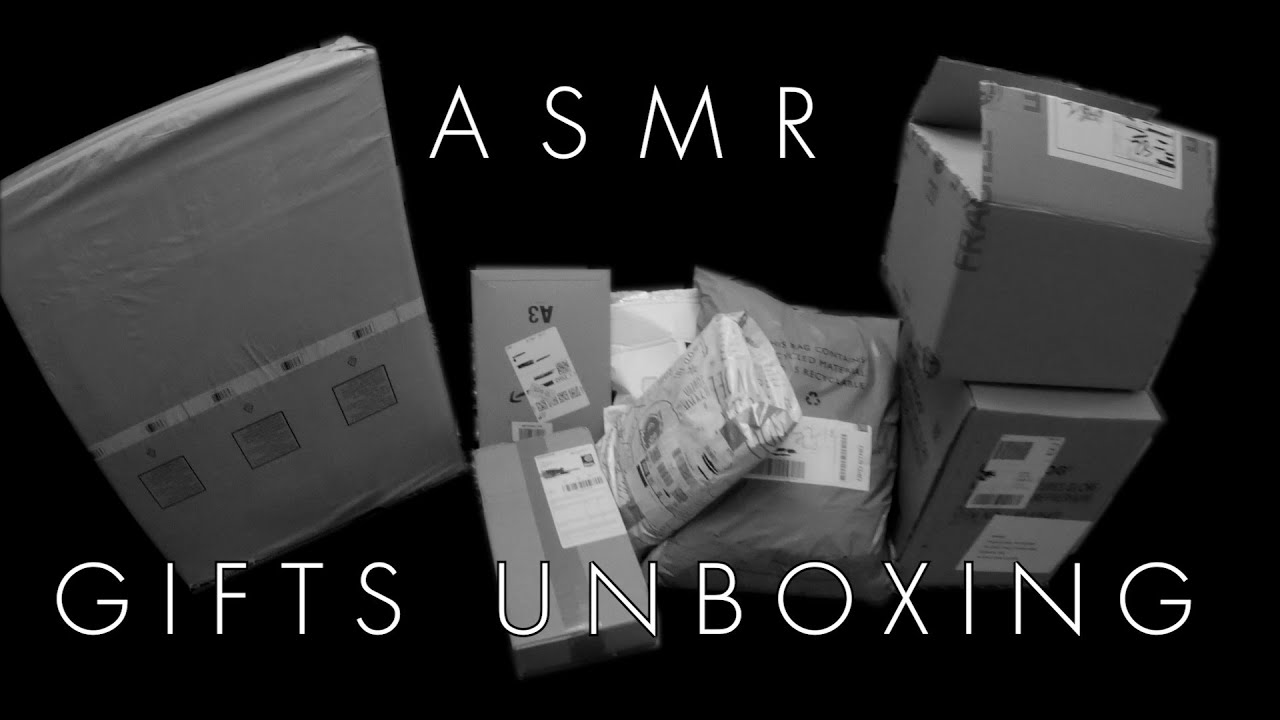 ASMR: Gifts unboxing.