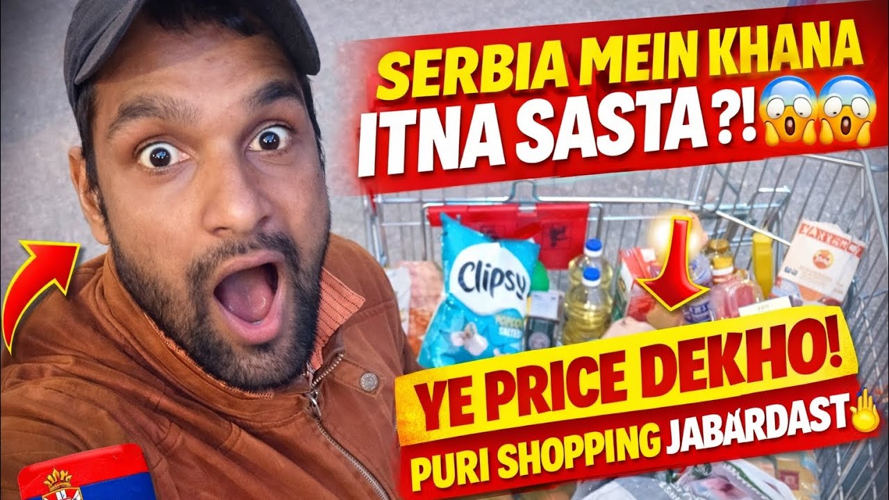 Pardes Mein Desi Banda 🛒 | Serbia Supermarket Shock 😱 | Kurbaan Perdeshi Vlog