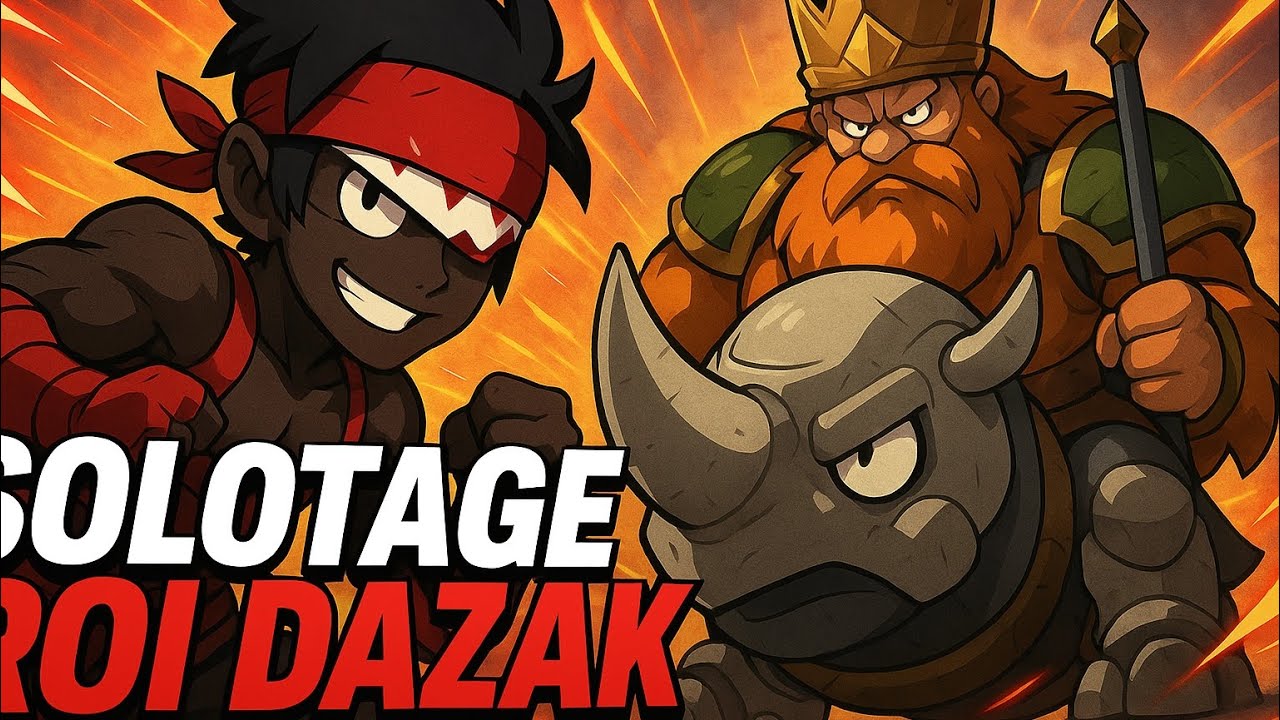 [DOFUS 3.1] Solotage &ndash; Fracasser Le Roi Dazak - Sacrieur Eau Tank &ndash; Temps Duo + Premier + Libert&eacute;