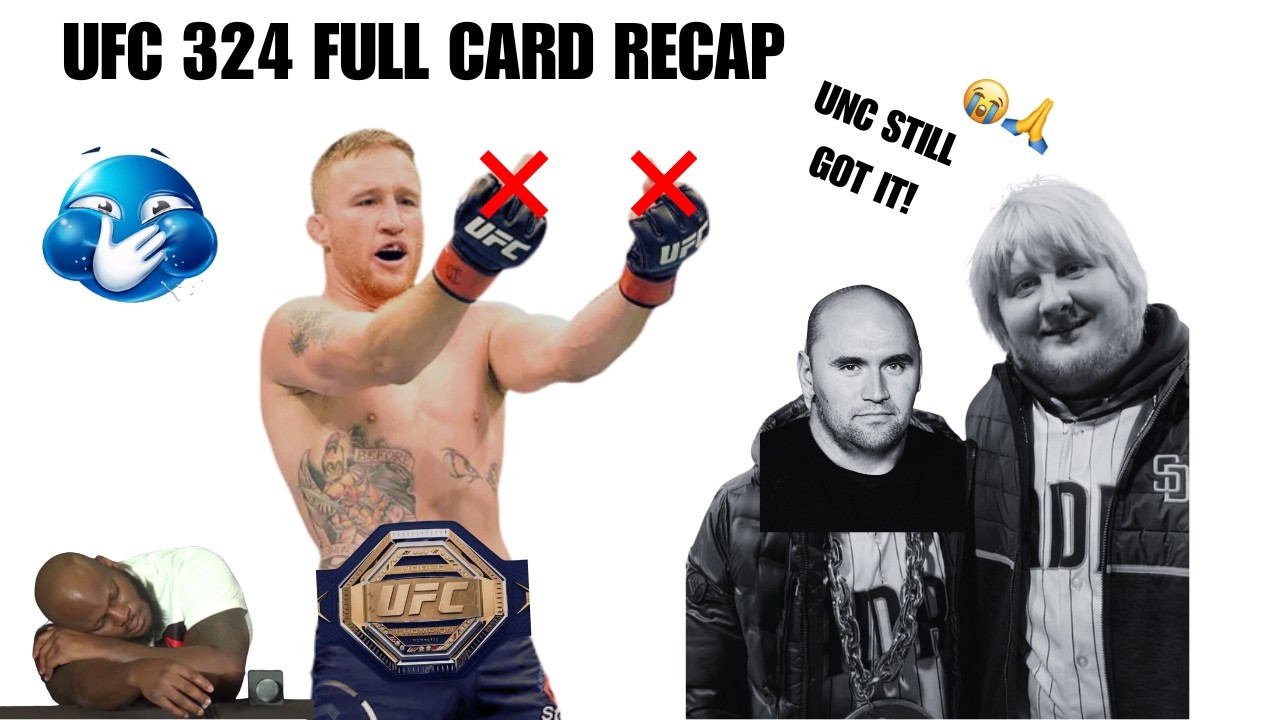 INDUSTRY PLANT STOPPED!  (UFC 324 Full Card Recap)