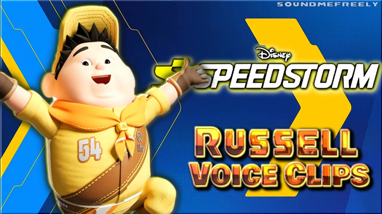 Все озвученные клипы Рассела • Disney Speedstorm • Все озвученные реплики • 2023