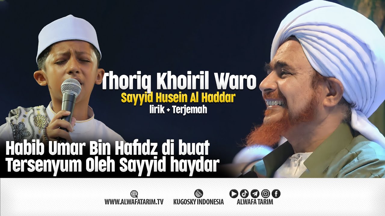 Viral !! Sayyid Husein Haydar Qosidah dihadapan Al Habib Umar Bin Hafidz - Tabligh Akbar Gresik