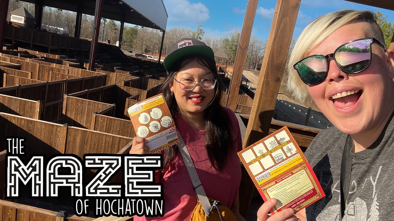 We Got Lost In A MAZE!   | The MAZE Of Hochatown, Oklahoma | Hours Of Fun With Friends!