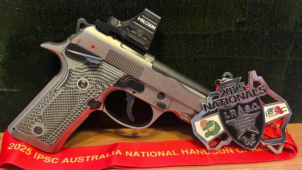 Byron at the 2025 IPSC Australian Nationals. The WA Gold team won silver!