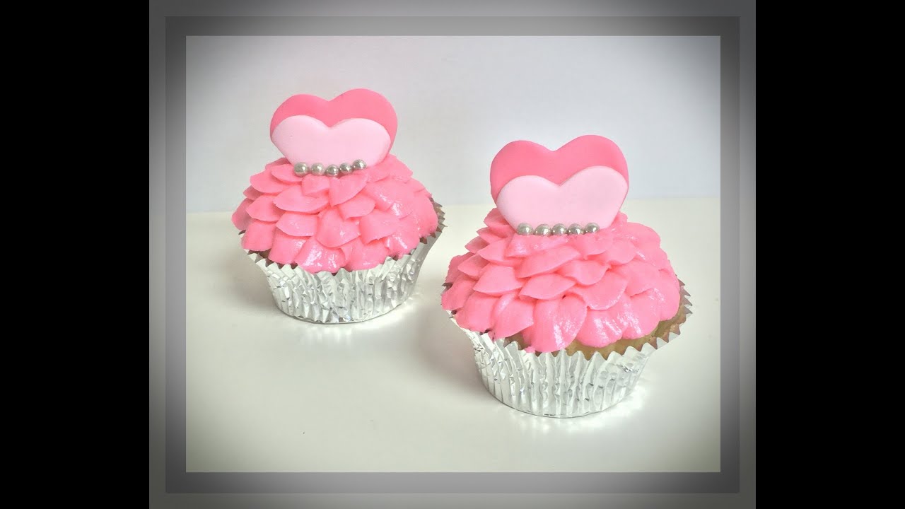 Princess Dress Cupcakes