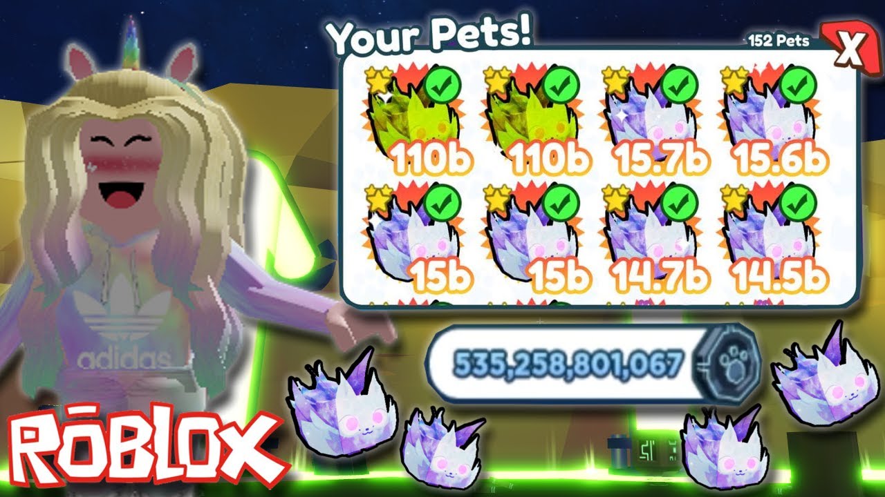 Pet Simulator X | ROBLOX | 500 BILLION TECH COINS PARA SA MYTHICAL GALAXY FOX!