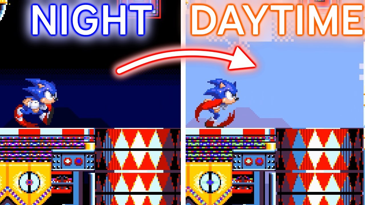 Carnival Night Zone, but it's DAYTIME?! ~ Sonic 3 A.I.R. mods ~ Gameplay