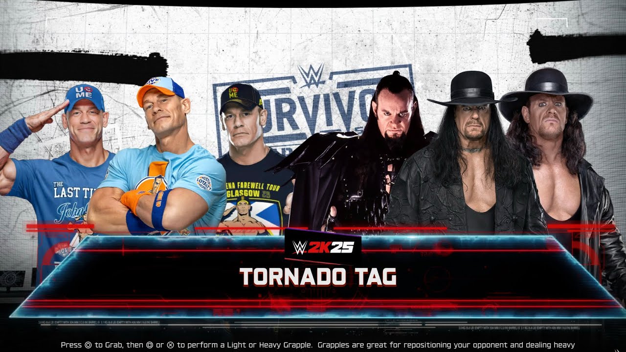 WWE 2K25 - Team John Cena vs Team Undertaker | Retirement Match PS5 