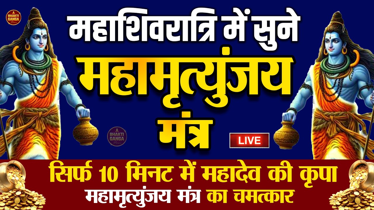 🛑LIVE 10 मिनट में महादेव की कृपा पाने का SECRET तरीका! सिर्फ 10 मिनट में मंत्र का जादू देखिए!