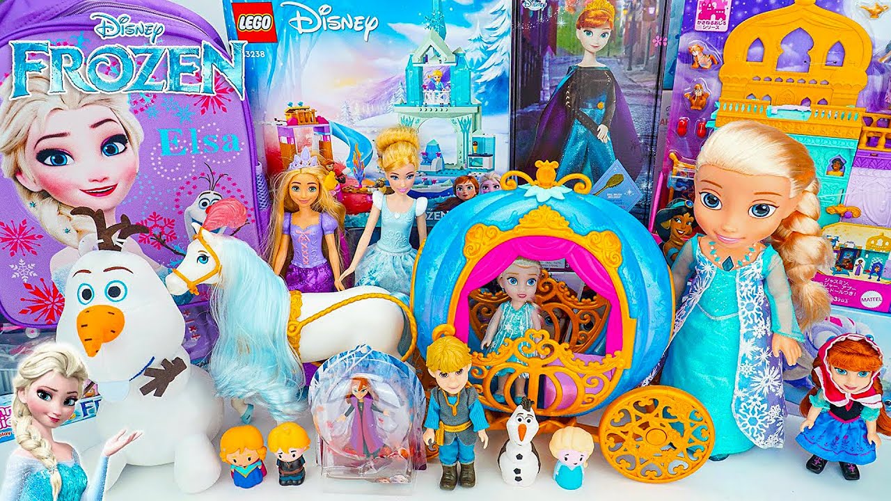 87 Minutes with Disney Frozen Toys Collection Unboxing | Disney Princess Cinderella Pumpkin Bisha