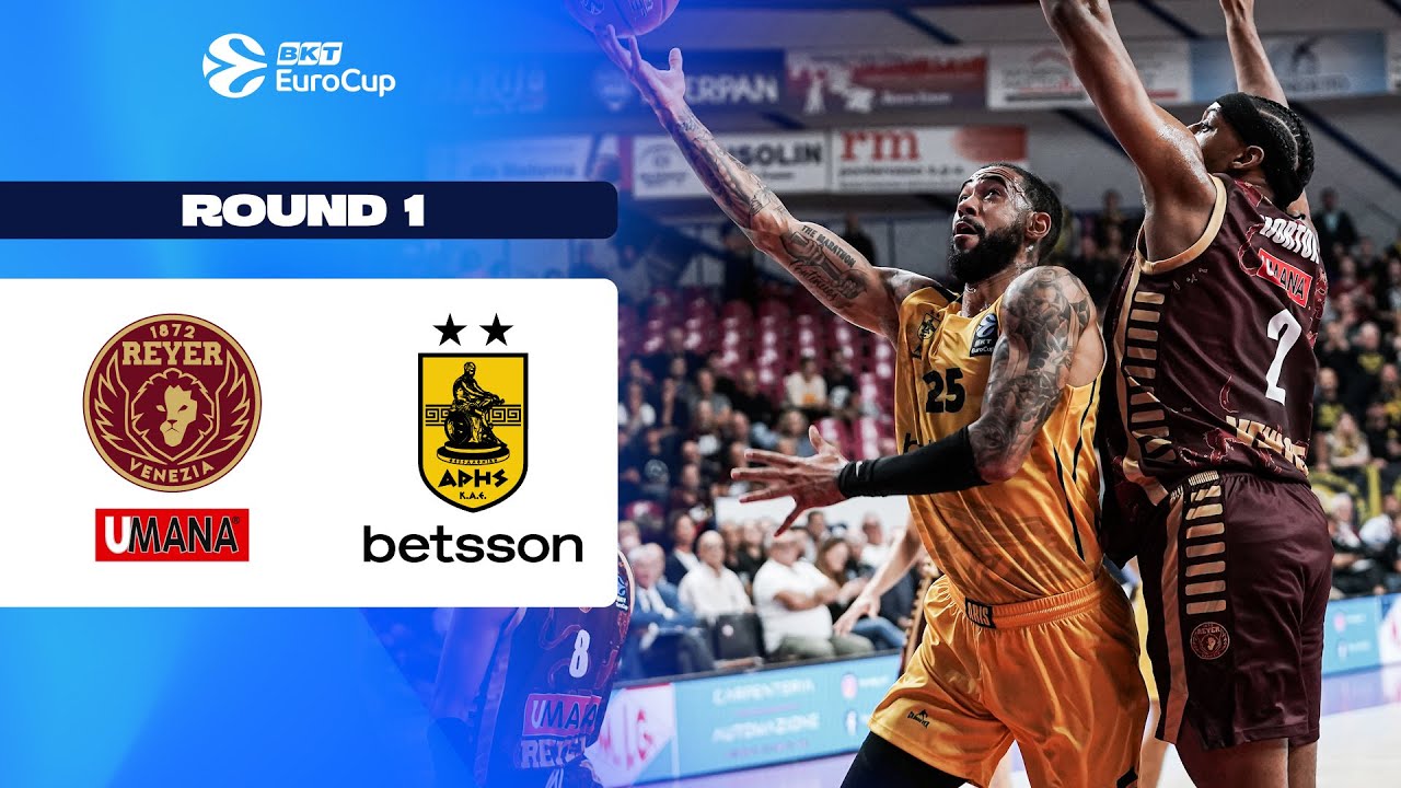 Umana Reyer Venice -- Aris Thessaloniki Betsson | Round 1 | EuroCup Basketball 2025/26
