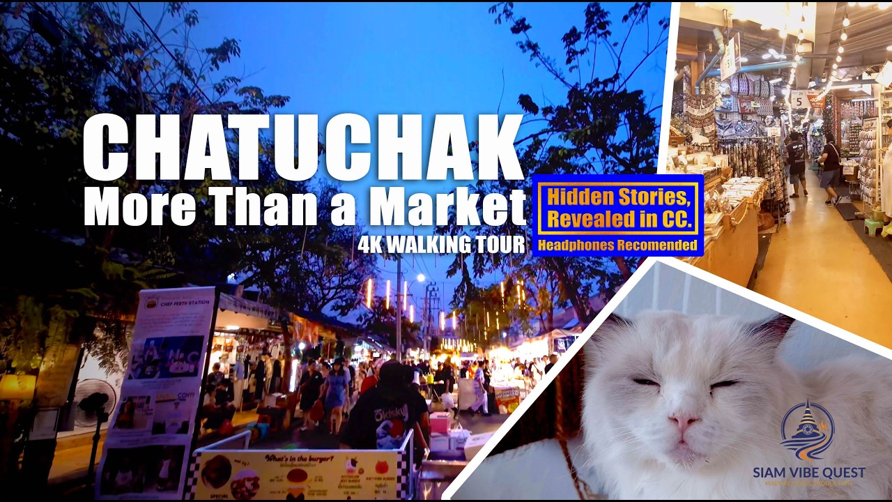Bangkok Chatuchak: More Than a Market.| 4K Walking Tour