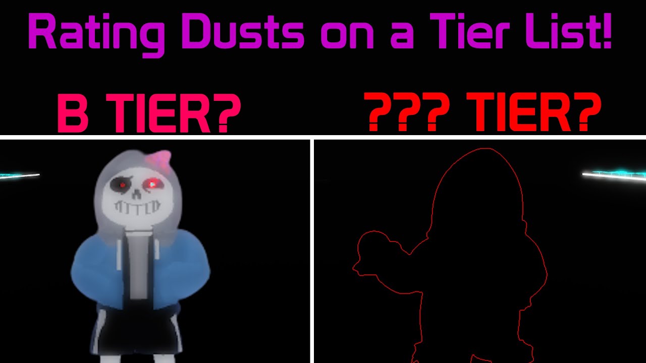 Rating Every Dust Character in Undertale Judgement Day! (Roblox)