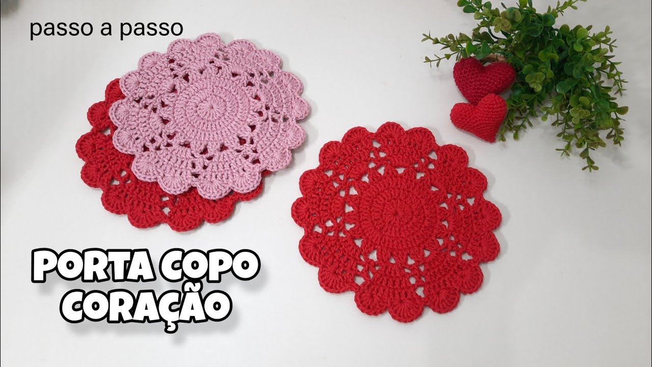 PORTA COPO CORAÇÃO ❤ EDILENEFITIPALDI