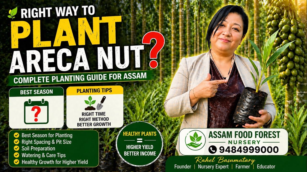 Best time to plant saplings of Areca hybrid \local any variety