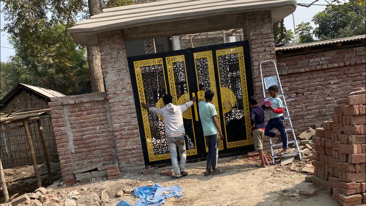  কিভাবে একটা লেজার কাটিং মেইন গেইট ফিটিংস করা হয়??? Laser cutting get 2026