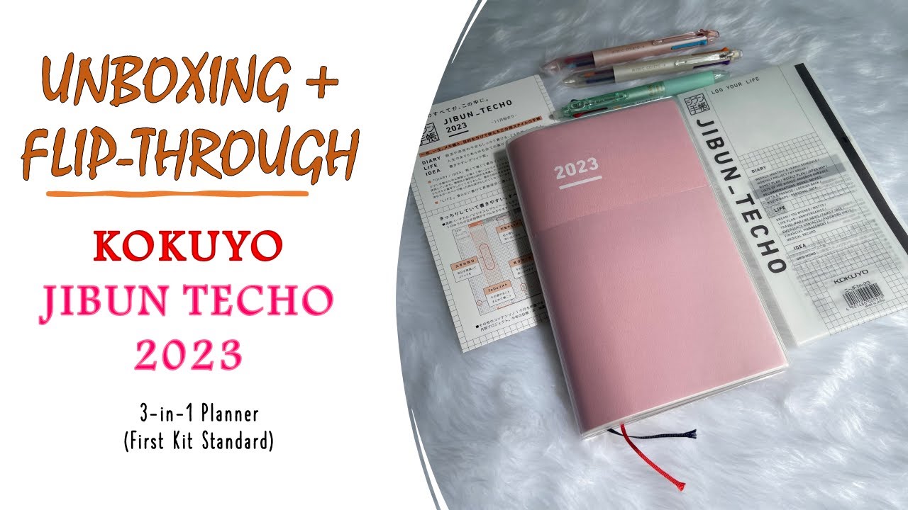 KOKUYO JIBUN TECHO 2023 (First Kit Standard) | PLANNER Unboxing & Flip-Through
