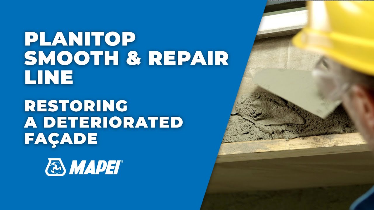 Restoring a deteriorated façade | Planitop Smooth & Repair | Tutorial