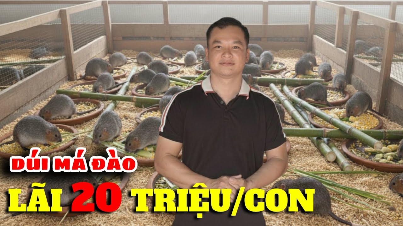 Nuôi Dúi Má Đào Thái Lan: Ít Vốn – Dễ Nuôi – Bao Tiêu Đầu Ra, Lãi 20 Triệu/Dúi Mẹ