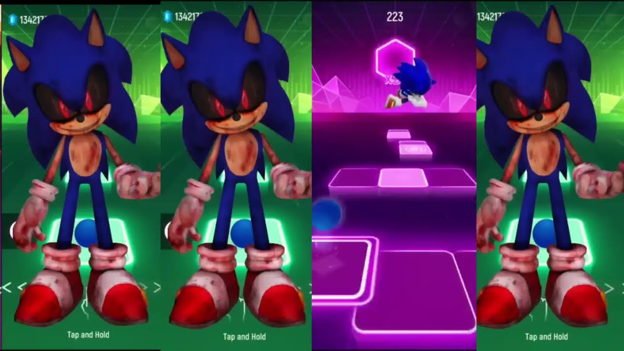 Sonic Exe - Hyper sonic  // Tiles Hop EDM Rush